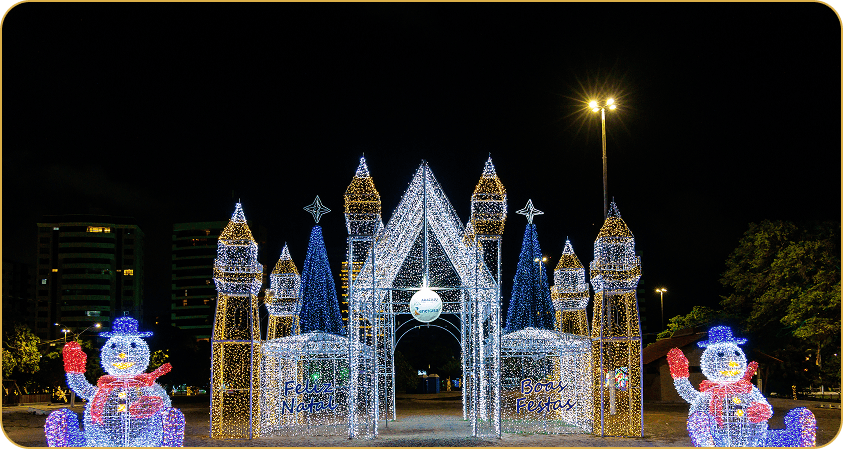 Iluminação natalina Bahia Visual - 1990